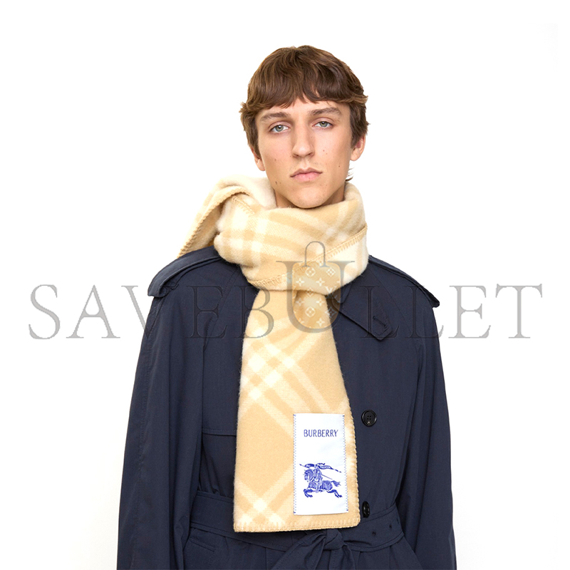 BURBERRY CHECK WOOL SCARF 81168881 (182*30cm) BURBERRY CHECK WOOL SCARF 81168881 (182*30cm)